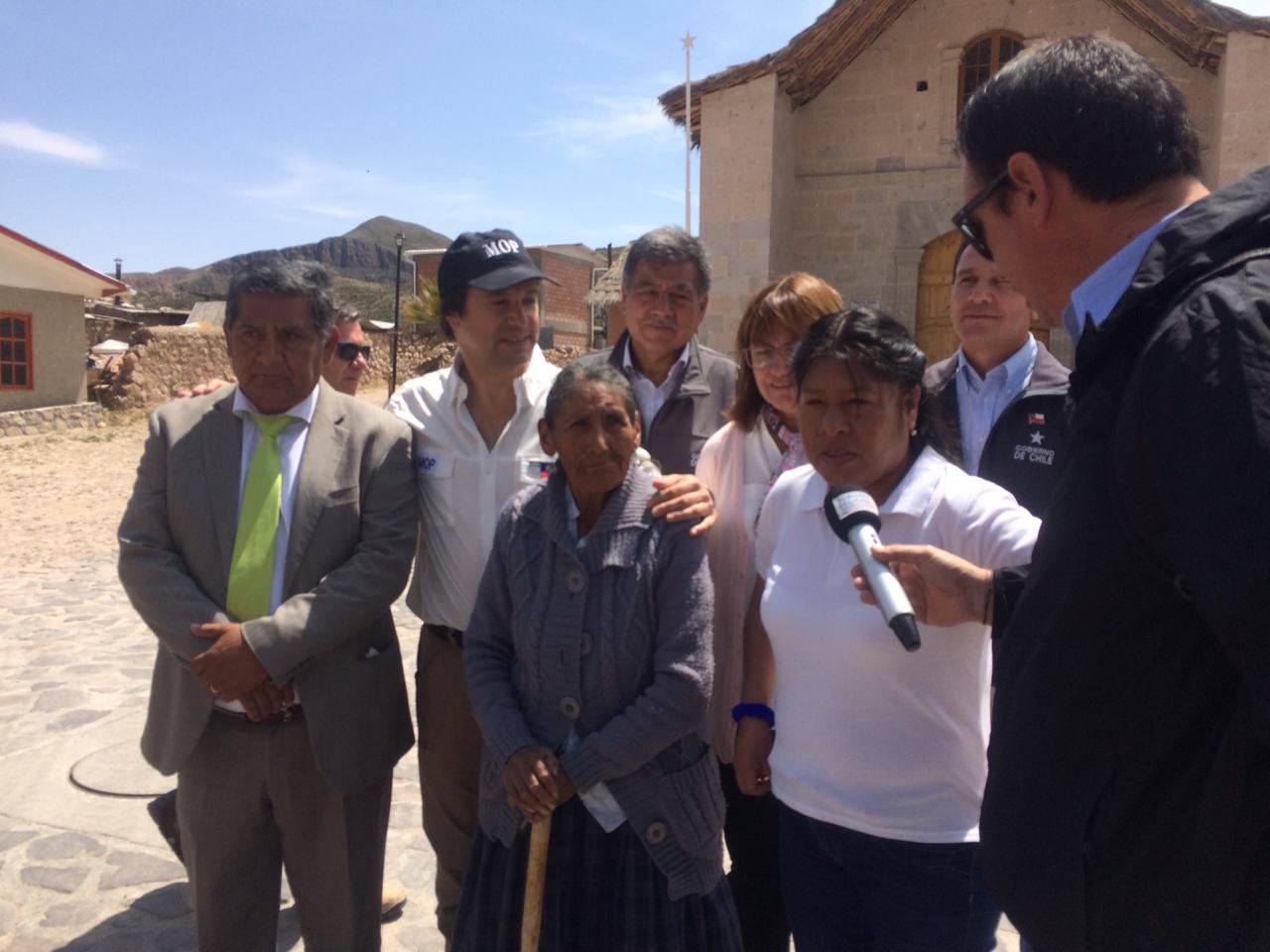 Alcaldesa de Putre junto a Subsecretario de Obras Públicas lanzan Plan Regional de Reconstrucción Post Emergencia
